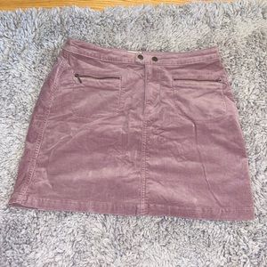 Purple mini skirt